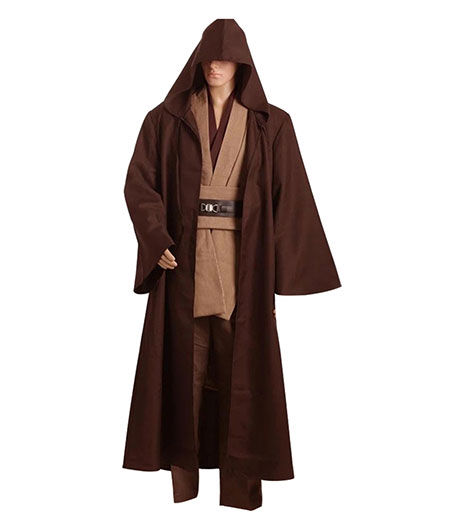 Star Wars : Kenobi Brune Long Costume Cosplay Vente Pas Cher